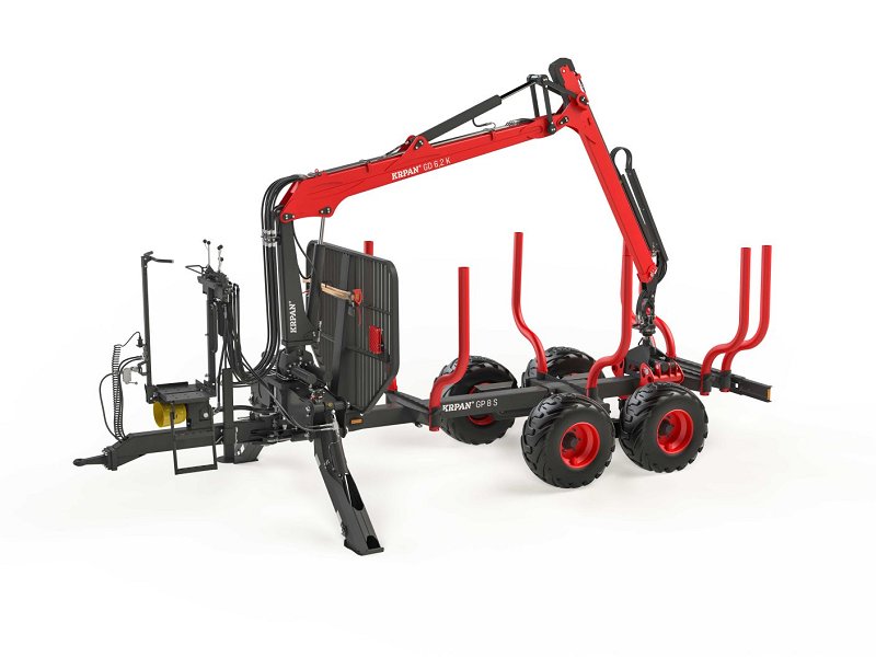 RIMORCHIO FORESTALE GP 6 XS