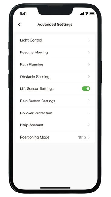 robot rasaerba-fv2000-personalizza le attività